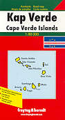mappa stradale Capo Verde / Cape Verde Islands