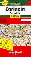 mappa stradale regionale Carinzia / Carinthie (Mappa regionale Austria)