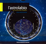 Astrolabio - per riconoscere stelle e costellazioni - pratica carta astronomica con la porzione di cielo visibile in ogni giorno dell'anno - fosforescente per l'utilizzo anche di notte