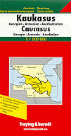 mappa stradale Caucaso / Kaukasus - Georgia, Armenia, Azerbaijan