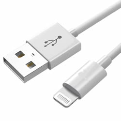 cavo Cavo per iPhone - USB Lightning - certificato Apple, supporta Power Delivery 3.0, Carica Rapida Compatibile per iPhone 14/13/12/11/X/XS/XS Max/XR, iPad, iPod - cavo bianco, 1 metro