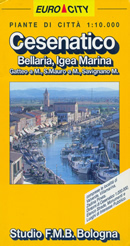 mappa Cesenatico, Bellaria, Igea Marina, Gatteo a Mare, S. Mauro Savignano Mare di città