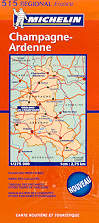 mappa stradale regionale 515 - Champagne-Ardenne (nuova ed.)