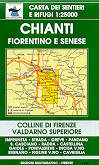 mappa n.42/43 Chianti Fiorentino e Senese, Valdarno, Pontassieve, Rignano, Figline, Incisa, Radda in Chianti, Castellina, Impruneta, S. Casciano