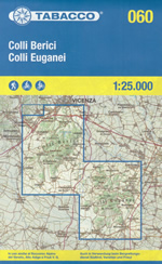 mappa topografica n.060 - Colli Euganei, Albano e Montegrotto Terme - Este, Baone, Monselice, Cinto Euganeo, Lozzo Atesino, M. Fasolo, M. Venda, Galzignano Terme, Battaglia Terme, Torreglia, M. Pendice, Teolo, Montemerlo, Bastia, Salvazzano Dentro - con reticolo UTM compatibile con GPS - impermeabile, antistrappo, plastic-free, eco-friendly - EDIZIONE Maggio 2023