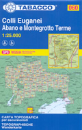 mappa topografica n.060 - Colli Euganei, Albano e Montegrotto Terme - Este, Baone, Monselice, Cinto Euganeo, Lozzo Atesino, M. Fasolo, M. Venda, Galzignano Terme, Battaglia Terme, Torreglia, M. Pendice, Teolo, Montemerlo, Bastia, Salvazzano Dentro - con reticolo UTM compatibile con sistemi GPS - nuova edizione