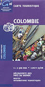 mappa stradale Colombia / Colombie