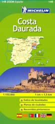 mappa stradale n.148 - Costa Daurada - con Lerida, Tarragona