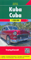 mappa stradale Cuba - con Pinar del Río, Artemisa, Avana/La Habana, Mayabeque, Matanzas, Cienfuegos, Villa Clara, Sancti Spíritus, Ciego de Ávila, Camagüey, Las Tunas, Granma, Holguín, Guantánamo, Varadero, Isla de la Juventud, New Providence, Nassau, Jamaica, Isole Cayman - edizione 2022