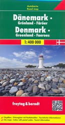 mappa Danimarca con Copenaghen, Groenlandia, Isole Faeroes, Odense, Arhus, Esbjerg, Aalborg, Nuuk, Torshavn