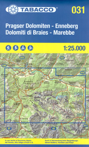 mappa topografica n.031 - Dolomiti di Braies, Marebbe / Pragser Dolomiten, Enneberg - Brunico, S. Lorenzo, Rasen, Valdaora, Passo Furcia, Braies, Villabassa, Monguelfo, Enneberg, La Valle, St. Martin, Croda del Beco, Senes, Fanes, P. di Vallandro, Dobbiaco, Badia - con reticolo UTM compatibile con GPS - impermeabile, antistrappo, plastic-free, eco-friendly - EDIZIONE Luglio 2023