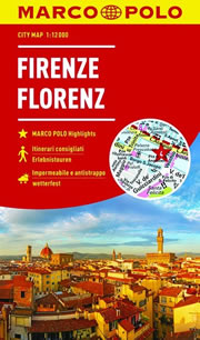 mappa Firenze di città impermeabile e antistrappo 2023