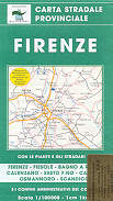 mappa stradale provinciale Firenze, Fiesole, Bagno a Ripoli, Calenzano, Sesto Fiorentino, Osmannoro, Scandicci
