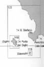 carta nautica 122 - Dalla Foce dell' Ombrone al Promontorio Argentario