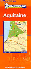 mappa stradale 525 - Francia - Aquitaine/Aquitania