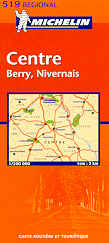 mappa stradale 519 - Francia - Centre / Berry, Nivernais