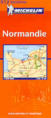 mappa stradale 512 - Francia - Normandie/Normandia