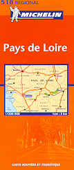mappa stradale 518 - Francia - Pays de Loire