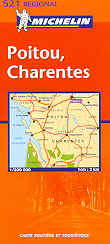 mappa stradale 521 - Francia - Poitou, Charentes