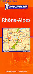 mappa stradale 523 - Francia - Rhone-Alpes