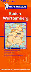 mappa stradale n.545 - Germania - Baden-Wurttemberg