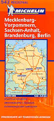 mappa stradale n.542 - Germania NordEst - con Mecklenburg-Vorpommern, Sachsen-Anhalt, Brandeburg, Berlin