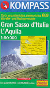 mappa topografica 669 - Gran Sasso d' Italia, L' Aquila