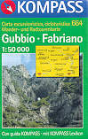 mappa topografica 664 - Gubbio - Fabriano
