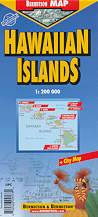 mappa stradale Hawaii / Hawaiian Island plastificata