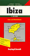 mappa stradale Ibiza e Formentera