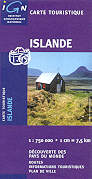 mappa stradale Islanda / Iceland / Islande