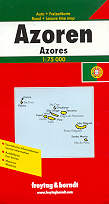 mappa stradale Isole Azzorre