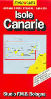 mappa stradale Isole Canarie, Tenerife, Gran Canaria, Fuerteventura, Lanzarote, Gomera, La Palma, Hierro