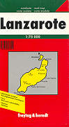 mappa stradale Lanzarote - Isole Canarie