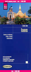 mappa stradale Laos - Mappa Plastificata - edizione 2013
