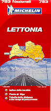 mappa stradale n.783 - Lettonia