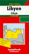 mappa stradale Libia / Libya / Libyen