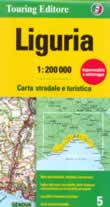 mappa stradale regionale Liguria - mappa plastificata
