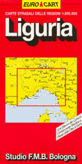 mappa stradale regionale Liguria