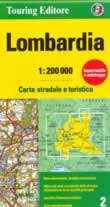mappa stradale regionale Lombardia - mappa plastificata