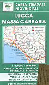mappa stradale provinciale Lucca, Massa Carrara