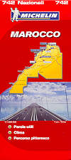 mappa stradale n.742 - Marocco - con Marrakech, Agadir, Casablanca, Rabat, Tanger, Fes e Sahara Occidentale