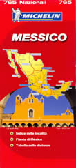 mappa stradale n.765 - Messico - con Baja California e Yucatan