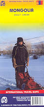 mappa stradale Mongolia