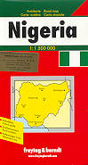 mappa stradale Nigeria