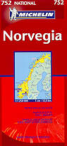 mappa stradale 752 - Norvegia