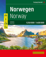 atlante stradale Norvegia - Atlante Stradale a Spirale - EDIZIONE 2025
