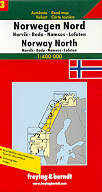 mappa stradale N. 3 - Norvegia Nord - Namsos, Bodo, Narvik, Lofoten