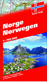 mappa Norvegia stradale con Oslo, Stavanger, Molde, Bodø, Drammen, Sarpsborg, Hamar, Lillehammer, Skien, Kristiansand, Arendal, Bergen, Leikanger, Trondheim, Tromsø, Vadsø aree naturali e luoghi panoramici 2024