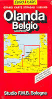 mappa stradale Olanda, Belgio e Lussemburgo (Benelux) - edizione 2013